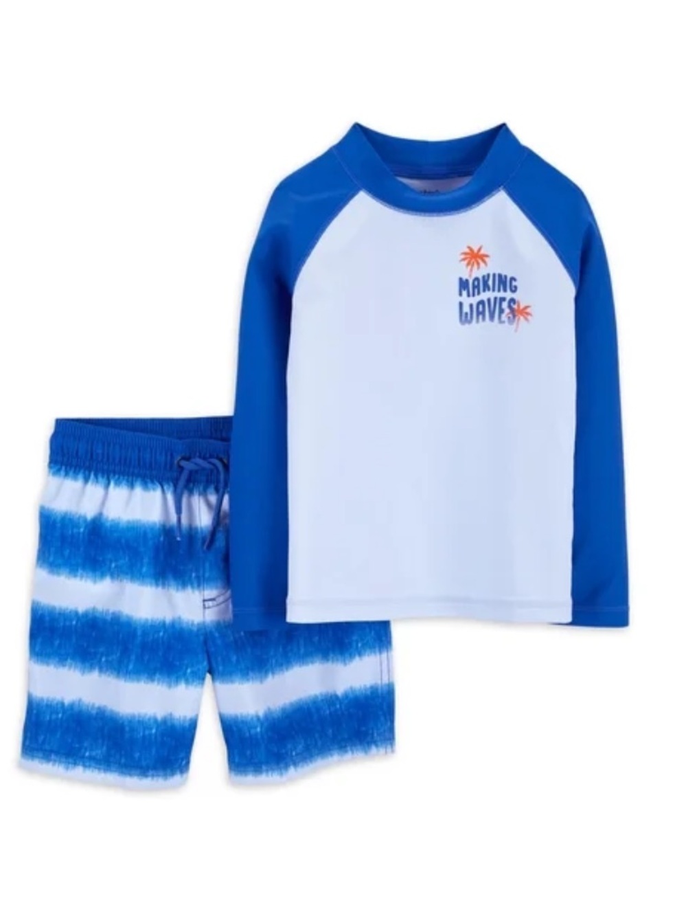 Carter's Child of Mine Baby and Toddler Boy Rash Guard Swimsuit Set 3T